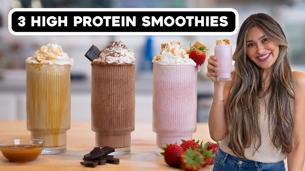 High protein smoothie recipe for muscle gain